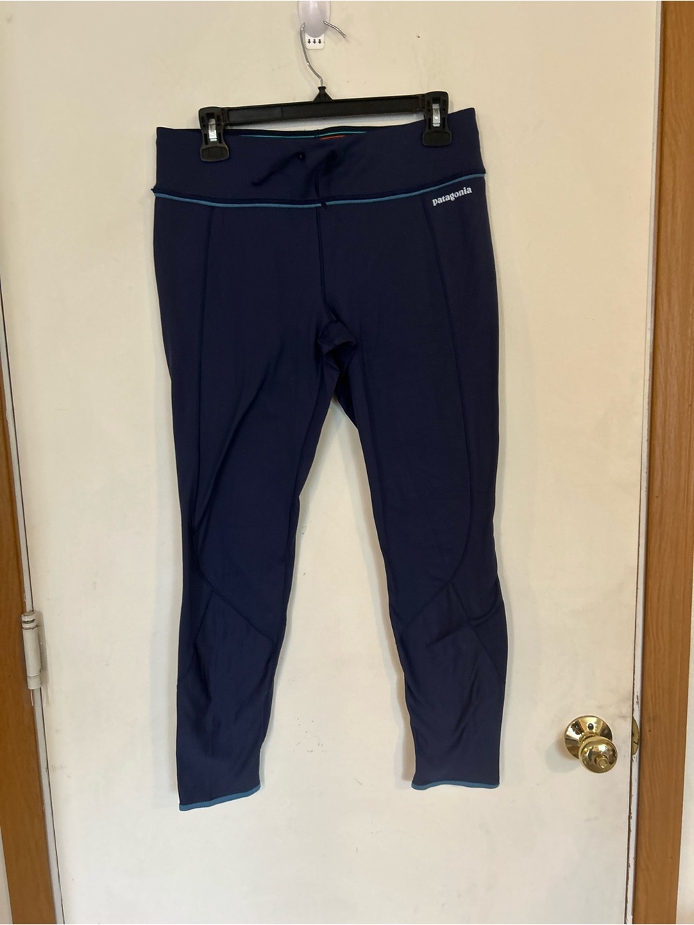 Patagonia peak mission Blue leggings women's Size Large
